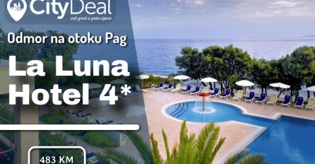 Odmori provedite na jednom od najljepših hrvatskih otoka - PAG sa smještajem u luksuznom hotelu La Luna 4*!