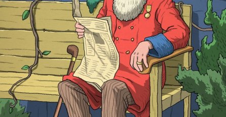 DEDA JE SJEO NA KLUPU I NE MOŽE DA NAĐE SVOJU LULU: Vidite li gdje se SAKRILA?