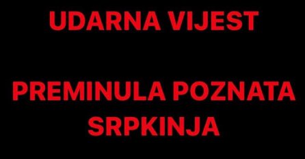 CIJELA SRBIJA U SUZAMA, ONA JE PREMINULA: Porodica potvrdila žalosnu vijest, TUGA DO NEBA