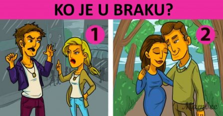 KO JE U BRAKU? Ovu zagonetku ĆETE TEŠKO RIJEŠITI¨!
