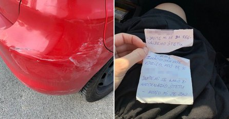  BEOGRAĐANKU NA PARKINGU SAČEKAO OŠTEĆEN  AUTO I PORUKA: Nije vjerovala šta piše, odmah uslikala i OBJAVILA