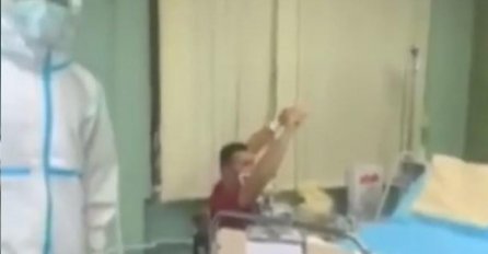 "AJMO BABA BRE" PROCURIO SNIMAK IZ COVID BOLNICE: Nećete vjerovat svojim očima i ušima! 