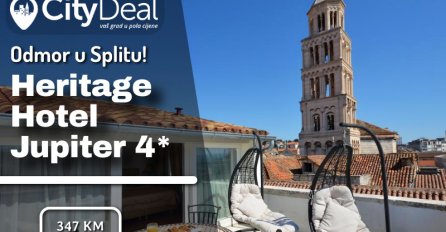 Ljetna fantazija u gradu pod Marjanom u luksuznom Heritage Hotelu Jupiter 4* u Splitu!