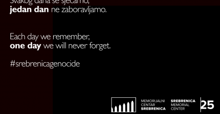 11. jula u 12 sati na zvuk sirene zastanite i odajte počast žrtvama genocida