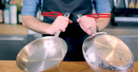 DOMAĆICE NE DOLAZE SEBI, KAKO OVO NISMO ZNALI RANIJE: Evo čemu zaista služi rupa na dršci tiganja! I koristićete je, GARANT!