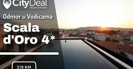 Posjetite grad šarma, VODICE, i uživajte u luksuznom hotelu Scala dOro 4*!