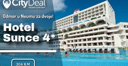 NEUM | Mjesto za savršen odmor: Uživajte u odmoru za dvije osobe sa uključenim polupansionom u Hotelu Sunce 4*