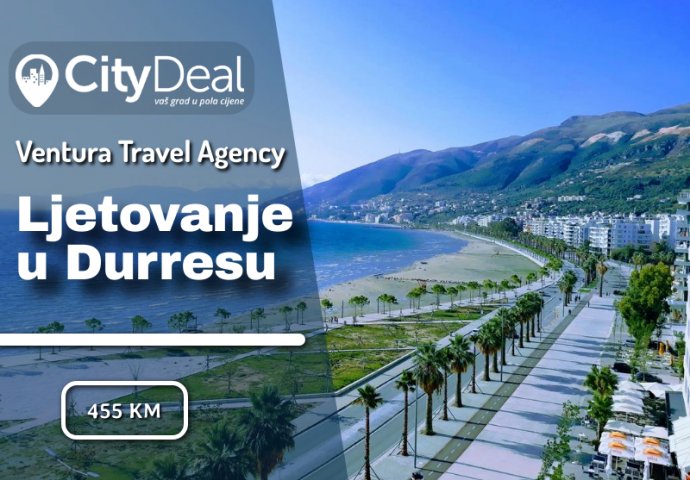 Ventura Travel Agency: Uživajte u šetnji dugačkom morskom obalom i beskrajnim prirodnim ljepotama Durresa u Albaniji!