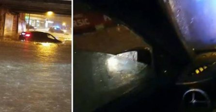 “AUTO MI JE BIO PUN VODE, NISAM MOGAO IZAĆI”: Nakon poplava od sinoć, OBJAVLJENI JEZIVI PRIZORI