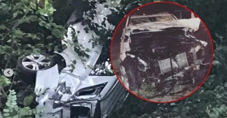 AUTOMOBIL SMRSKAN, POZNATI SRPSKI MUZIČAR DOŽIVIO JEZIVU SAOBRAĆAJNU NESREĆU: Slike sa  lica mjesta