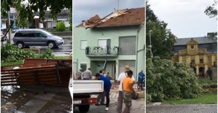 VJETAR ČUPAO DRVEĆE, RUŠIO KROVOVE KUĆA, BUJICA NOSILA SVE PRED SOBOM: Evo gdje je NAJKRITIČNIJE, JEZIVI PRIZORI (VIDEO)