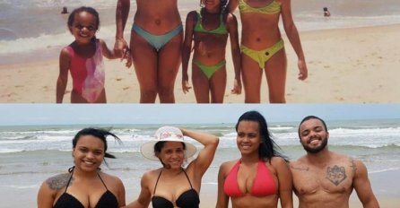 NAKON 18 GODINA POSJETILI SU ISTU PLAŽU, ALI NEŠTO NA SLICI NIJE UREDU: Vidite li šta je čudno?