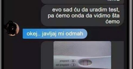 URADILA SAM TEST I PISALO JE DA SAM TRUDNA, ODMAH SAM DEČKU JAVILA SA KOJIM SAM VEĆ 3 MJESECA U VEZI: Napisao mi je samo jednu rečenicu, JOŠ SE TRESEM