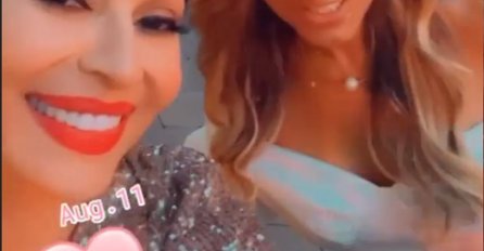 VELIKO SLAVLJE, STIGLA I CECA RAŽNATOVIĆ, SKOCKALA SE OD GLAVE DO PETE: Ovom muškarcu poručila -" VOLIM TE", SVI U NEVJERICI (FOTO)