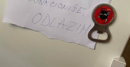 PORUKA NA FRIŽIDERU