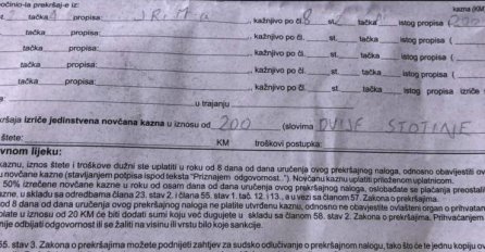 BALKAN PLAČE OD SMIJEHA: SARAJLIJA DOBIO KAZNU OD 200 KM jer je policajcu na izgovorenu riječ “Olovo” odgovorio...