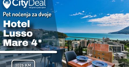 Pet noćenja na bazi polupasiona u sobi sa pogledom na more za dvije osobe platite 1026 KM!