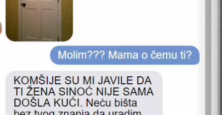 MAMA JE ULETJELA U SPAVAĆU SOBU DOK SAM JA BIO NA POSLU: Kad mi je uslikala MOJU ŽENU POLUDIO SAM, ODMAH SU ME ODVEZLI U HITNU