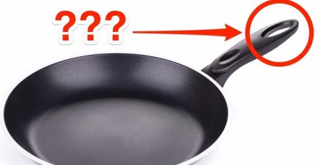 TAKO JE LOGIČNO DA ĆETE SE NASMIJATI KADA VIDITE: Da li vi znali čemu služe rupe na drškama posuđa za kuhanje?