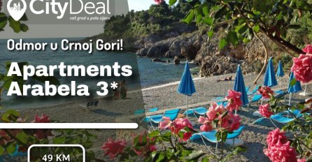 Provedite kraj ljetne sezone u sunčanoj Crnoj Gori i smjestite se u Apartmane Arabela 3*!