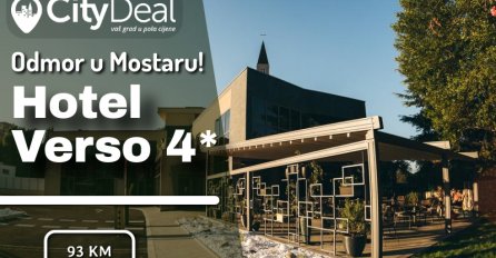 MOSTAR: Upoznajte jedan od najljepših gradova, posjetite Stari most i uživajte u dvodnevnom odmoru za dvije osobe u novootvorenom hotelu Verso 4*!