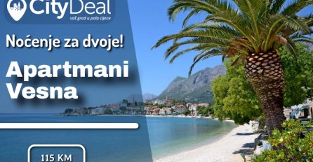 Odmor na Makarskoj rivijeri i udobnim apartmanima Vesna u Gradcu čeka na Vas!