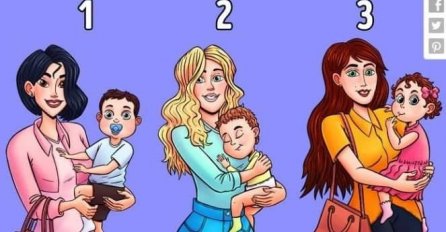 KOJA MAJKA SA SLIKE NE DRŽI SVOJE DIJETE? Odgovor će otkriti nešto JAKO VAŽNO O VAMA!