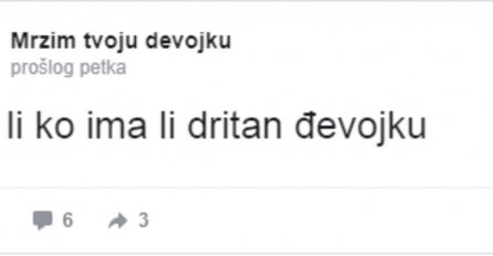 PITALI DRITANA IMA LI DJEVOJKU, DOBILI HIT ODGOVOR: Evo šta je napisao, SAD SVI ZNAJU