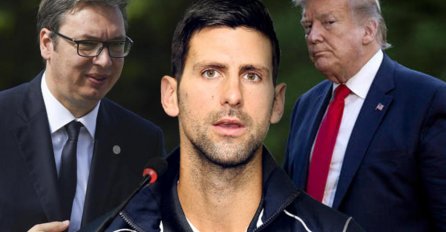 TRUMP VUČIĆU SPOMENUO NOVAKA ĐOKOVIĆA: Pogledajte reakciju SRPSKOG predsjednika, SVI SE UKOČILI OD SMIJEHA (VIDEO)