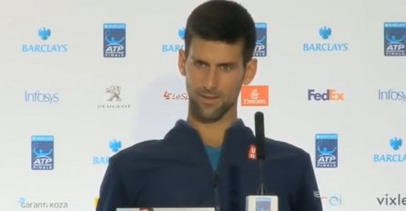 BIJESAN KAO RIS NA KONFERENCIJI, PROCURIO SNIMAK NOVAKA ĐOKOVIĆA, SVAĐAO SE: Nakon 1 pitanja SAMO IZJURIO