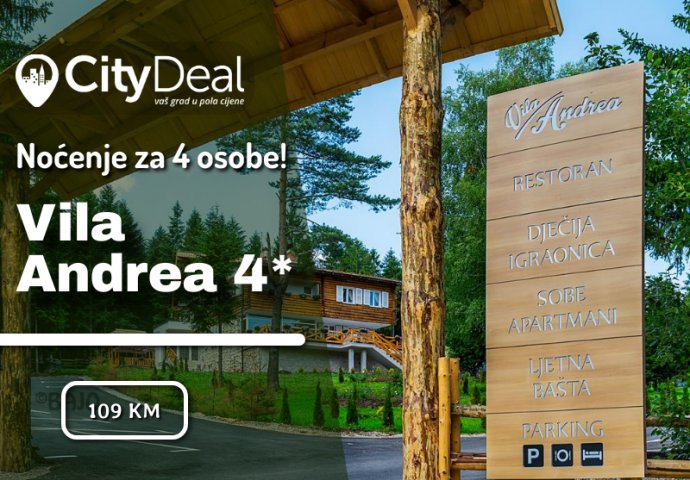 FAMILY OFFER: Idilični odmor na planini i uživanje u netaknutoj prirodi za do četiri osobe - Vila Andrea 4*!
