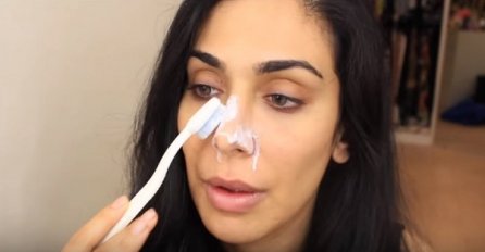 ČISTO LICE U TREN OKA: Stavila je pastu za zube na nos LICE JOJ JE POSTALO SAVRŠENO 