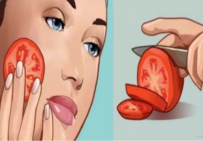 Trljala je svježe isječen paradajz na lice 1 minutu: Ovo je nevjerovatan efekt koji je postigla! BIĆETE NAM ZAHVALNI