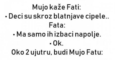 VIC: Djeci skroz blatnjave cipele