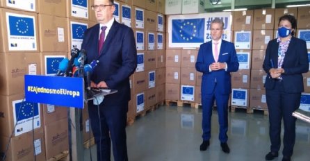 VELIKODUŠNA DONACIJA EU ZA BiH Medicinska oprema vrijedna 900.000 eura za pomoć u borbi protiv korone