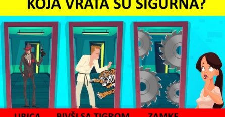 BUDITE ISKRENI PREMA SEBI: Koja vrata biste odabrali da vam je život u pitanju? Vaš odgovor govori mnogo o vašoj ličnosti