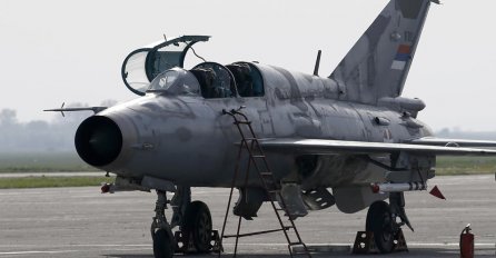 OVAKO IZGLEDA MIG 21, LOVAC KOJI SE SRUŠIO POKRAJ DRINE: Star 34 godine, jutros rečeno ispravan i spreman za let