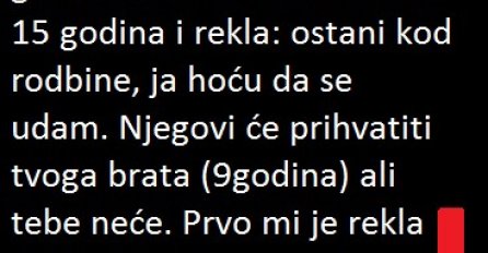 "Rekla sam majci da joj nikad neću oprostiti što"