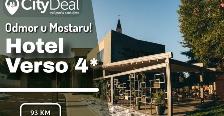 MOSTAR: Upoznajte jedan od najljepših gradova, posjetite Stari most i uživajte u dvodnevnom odmoru za dvije osobe u novootvorenom hotelu Verso 4*!