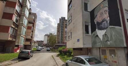 SKANDAL! POGLEDAJTE GDJE SU STAVILI MURAL DRAŽE MIHAILOVIĆA: Nacrtali ga BAŠ NA OVOJ ZGRADI