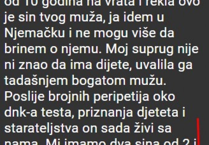 "Jedna žena mi je dovela dječaka od 10 godina na vrata  i rekla" 