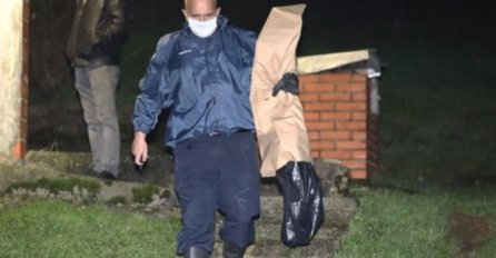 Policija iznosi predmete iz kuće mladića koji je danas ranio policajca