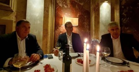 VEČERA UZ SVIJEĆE! OGLASIO SE I VUČIĆ NAKON SASTANKA SA DODIKOM I ČOVIĆEM: Evo šta je dogovoreno