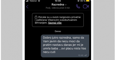 UČITELJICA OSTALA U ŠOKU, UČENICA JOJ JAVILA DA NE MOŽE PRISUSTVOVATI ONLINE NASTAVI: A kad je čula razlog, odmah USLIKALA DA SVI VIDE