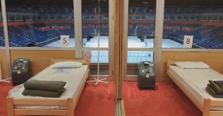 OVDJE ĆE SMJEŠTATI OBOLJELE OD KORONE, sve je spremno ZA PRVE PACIJENTE: Pogledajte kako izgleda ARENA