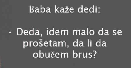 VIC DANA: BABA U ŠETNJI