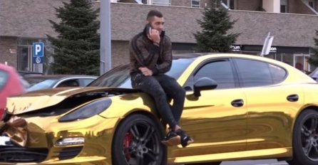 PRVO JE SLUPAO ZLATNOG "PORŠEA", A SAD SU GA PONOVO SNIMILI: Evo šta je radio