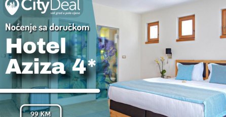 Predivan odmor čeka Vas u Sarajevu sa smještajem u srcu starog grada u hotelu Aziza 4*!