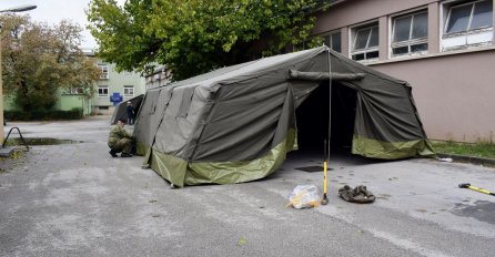 SMJEŠTENO 60 KREVETA U Hrvatskoj vojska postavila šatore za bolnice