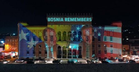 Sarajlije čestitale Bidenu: Osvijetljena Vijećnica i defile glavnim gradskim ulicama